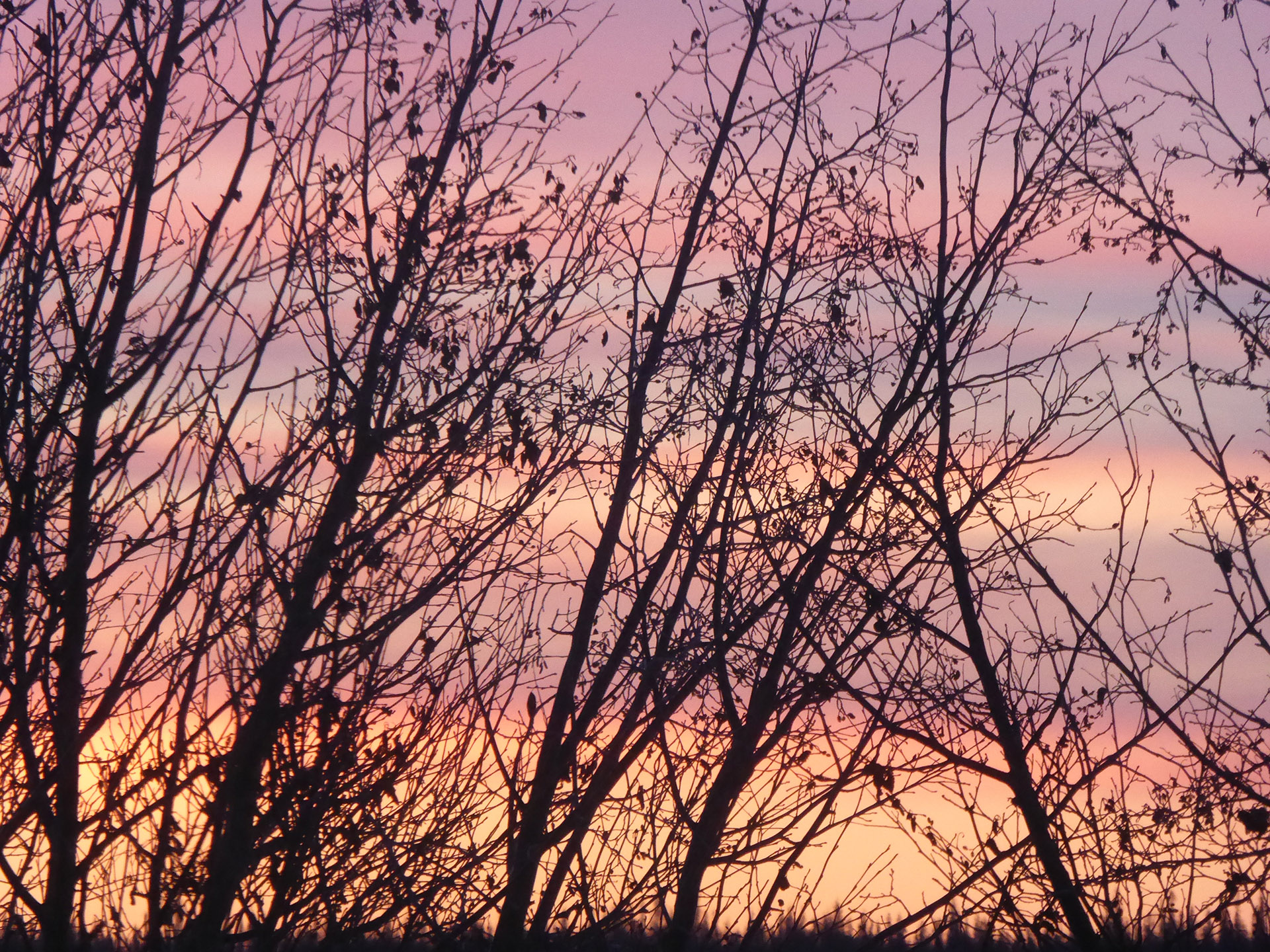 A wonderful sunrise over Great Slave Lake